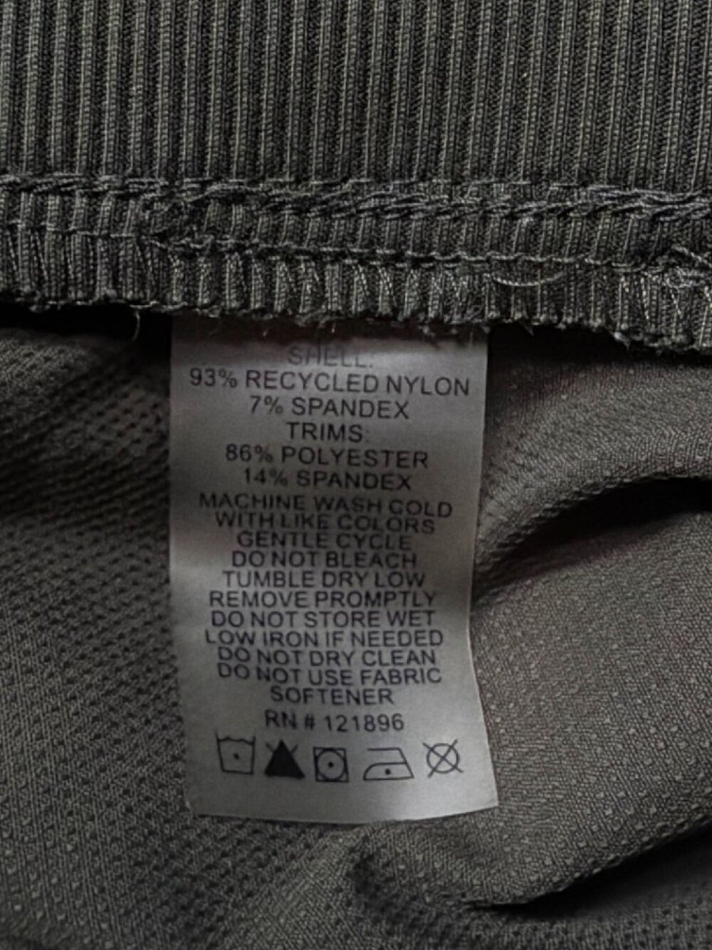 NWT Title Nine Women Gray Clamber Capri Hiking Nylon Pants 12 MSRP$109 - Picture 10 of 16